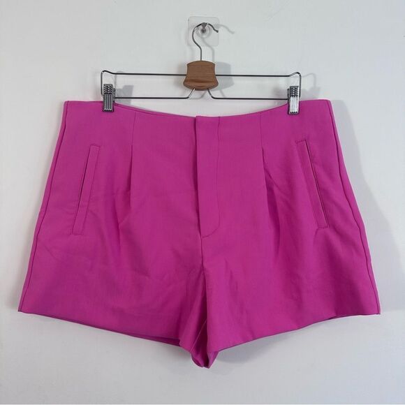 A New Day High-Rise Tailored Hot Pink Shorts Size 16 - Picture 4 of 11